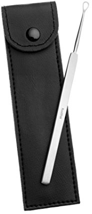 Limpiador para el oído, de acero inoxidable, para eliminar la cera del oído