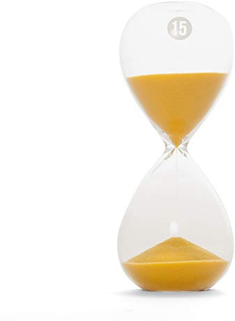 The School of Life Minuteur en Verre de 15 Minutes