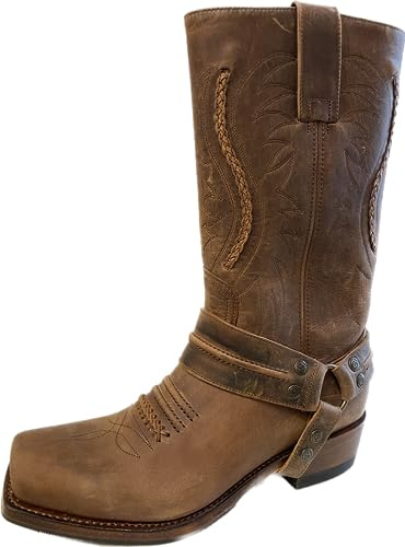Sendra 12209 Bottes de moto unisexe avec graisse Roy Dunn's et sac de transport Sendra Marron, marron, 45 EU