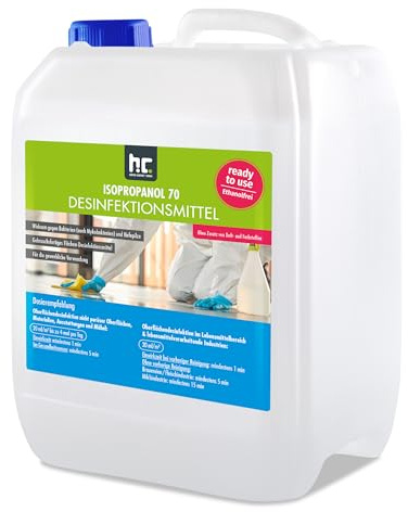 Höfer Chemie 5 L Zugelassenes Desinfektionsmittel für Oberflächen | Anwendungsfertig - auch geeignet für Lebensmittelindustrie