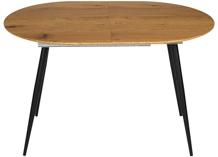 HOME DECO FACTORY Table Extensible Moderne 6 à 8 Personnes Marron Miel