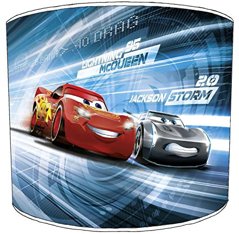 Racing Cars Childrens Lampshades5 for A Ceiling Light Pendant in 3 Sizes - Free Personalisation