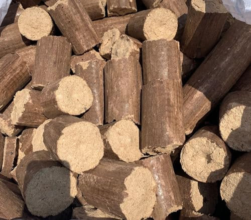 BURI Pollmeier Buchenholzbriketts Bruch 30kg Karton Holzbriketts Brennholz Kaminholz