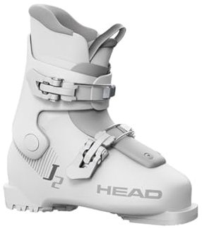 HEAD J 2 Chaussures de ski pour enfant Blanc/gris Taille : 215 (603558-215)