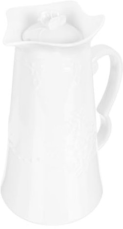ABOOFAN Brocca Acqua Decorativa in Stile Europeo Con Design Rilievo e Motivo Farfalla Brocca Refrigerante Versatile Per Feste e Bevande Fredde Capiente e Pratica Per Casa e Cucina