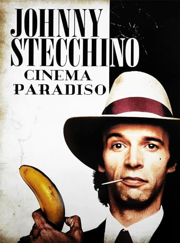 KUSTOM ART Poster Decorativo da Parete Serie Locandine Film Celebri Johnny Stecchino con R. Benigni Stampa Artistica su Carta Patinata 40x30 cm Senza Cornice