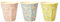 Rice Melamin Becherset Blumenmuster Medium 3er-Set Trinkbecher Becher für Kinder BPA-frei Blumen Camping BBQ Outdoor Kaffebecher Bunt 250 ml