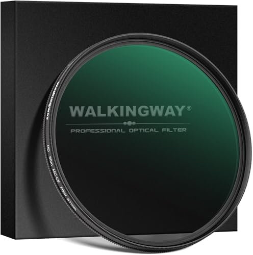 Walking Way 55mm MC CPL Circular Polarizing Filter, Ultra Slim, Multi-Coated Professional Lens Filter with High-Definition Optical Glass for Reducing Reflections and Enhancing Contrast