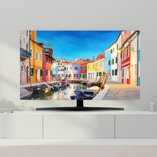 TV Cover 32-80IN TV Cloth Computer Cover Desktop Wall Hanging Curved Screen Cover, Bedroom Home Decoration(Size:80IN,Color:C)