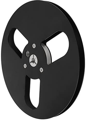 Carrete de Cinta Vacío de 1/4 de 7 Pulgadas, 3 Agujeros, Carrete de Aleación de Aluminio Universal para Carrete Pequeño, Carrete de Cinta de Grabación, Piezas de Máquina de