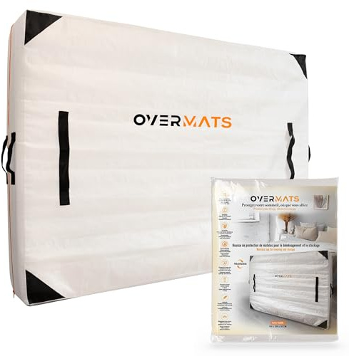 Housse De Matelas Prémium140x200 x30 - Housse Déménagement Et Stockage Impermeable-Sac de Rangement Matelas Ulta Resistant avec12 Poignées Renforcées -Housse Protection Et Rangement Matelas