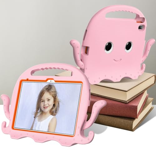 Tablettskydd Compatible With IPad (A16) 11th Generation 2025 Case With Screen Protector, Lightweight Shockproof Kids Cover, Anti-Slip Corners Tablet Case With Shoulder Strap For Children Boys Hemma f