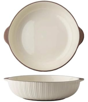 NEBE Ciotole Cucina Grande Ciotola In Ceramica Spessa A Rilievo Con Pesci E Pesci In Salamoia Scodella Colazione