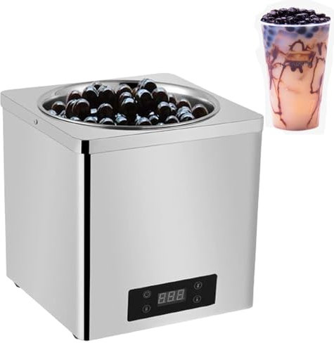 Machine à boules de taro et de tapioca,ensemble de marmites à lait et à soupe,marmite à soupe électrique commerciale 3 L/7 L,tempéreuse à chocolat 600 W, chauffe-plats professionnel,3L