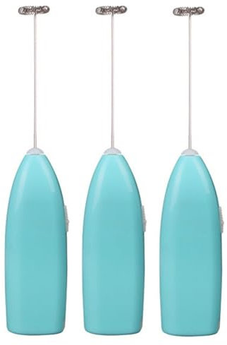 Agmoctz Fully Automatic Agitator Coffee Stirring Rod of Milk Bubbler Electric Egg Beater Mini Eggbeater Cream Beater Blue