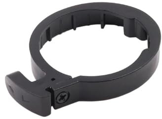 TVAAGHBCBR Vorderrohr-Faltbegrenzungsschnalle, Versicherung, kompatibel for Xiaomi M365 Pro Elektroroller, Faltschnalle, Sicherungsring, Kunststoffverschluss, M365-Teile(schwarz)