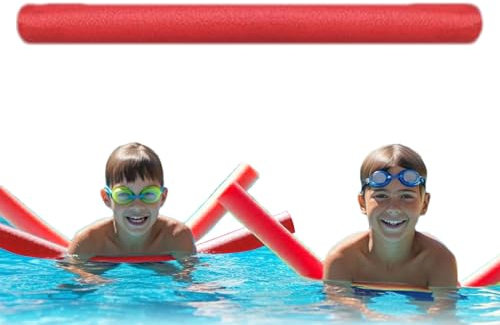 Noodle da nuoto in piscina in schiuma vuota, dispositivo di allenamento galleggiante | Noodles pool di galleggiamento extra - Giochi di spiaggia per spiaggia e cortile di design a pioggia