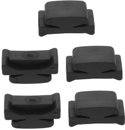 TOYANDONA 5 Piezas Soporte de Goma para Púas de Guitarra Clip Organizador Portátil para Cabezal de Guitarra Acústica Ukelele Almacenamiento Antideslizante para Plectros