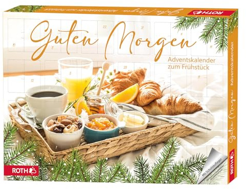 ROTH frukost adventskalender 2025 – 24 högkvalitativa frukostöverraskningar med sylt, honung, te och brödpålägg – gourmetadventskalender