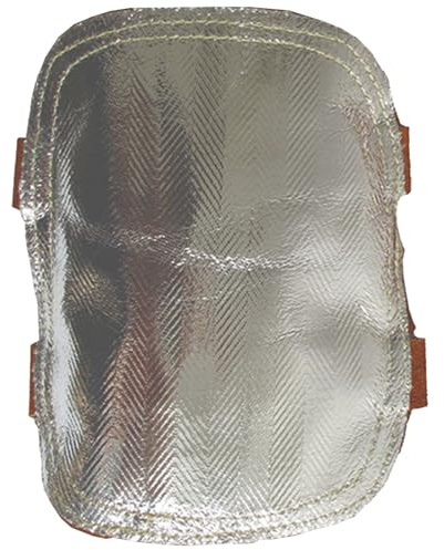 AOOOWER Gants de soudeur avec revêtement en aluminium déflecteur de chaleur et paumes en cuir renforcées, adaptés pour une utilisation en fonderie, gants de soudage en cuir ignifuge