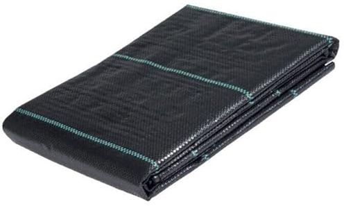 Garden Mile Weed Control Membrane 1Mx10M, Weed Control Fabric,Ground cover Membrane, UV stabilised Weed Barrier Fabric. Ideal for use in Patios, Garden, Flower beds, Landscaping -Weed suppressant