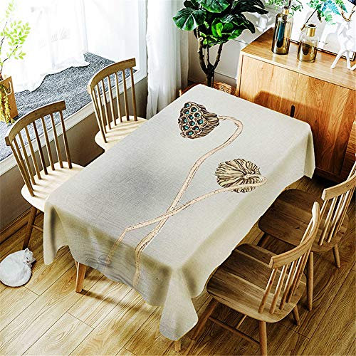 FANSU 3D Tischdecke Abwaschbar, Polyester wasserdichte Rechteckige Pflegeleicht Eckig Halloween Tischtuch Fleckschutz Schmutzabweisend (140 * 180,C)