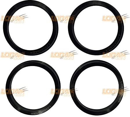 Logan4x4 4 Anelli di Centraggio Cerchi 110-93,1 mm compatibili con Ford Ranger 2012–2022 Cerchioni Centratura
