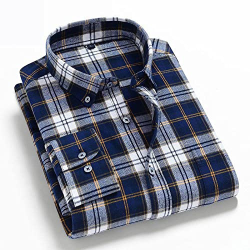 Camicia Flanella Uomocamicia Di Flanella A Maniche Lunghe Da Uomo Camicia Termica Tartan Camicia Nera Da Uomo Vestibilità Regolare Boscaiolo Comodo Giacca A Quadri Camicia Da Lavoro Casual Per Uomo