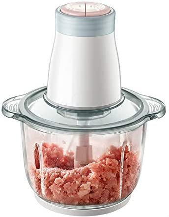 Samnuerly 1.2L Hachoir À Viande Multifonction Ménage Électrique Petite Viande Remplissage Cassé Légumes Remuer Ail Hacher Machine De Cuisson