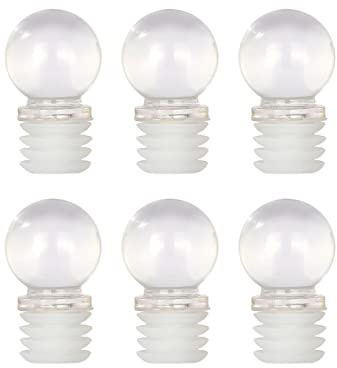 Magic Season Glasflaschenverschlüsse für 18 mm große Flaschen (6 Stück)