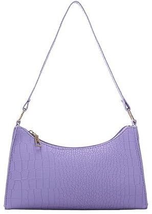 JOCXZI Borse a spalla da donna,Borse a tracolla da donna,Borsa a mano da donna, mini pochette a tracolla vintage (viola)