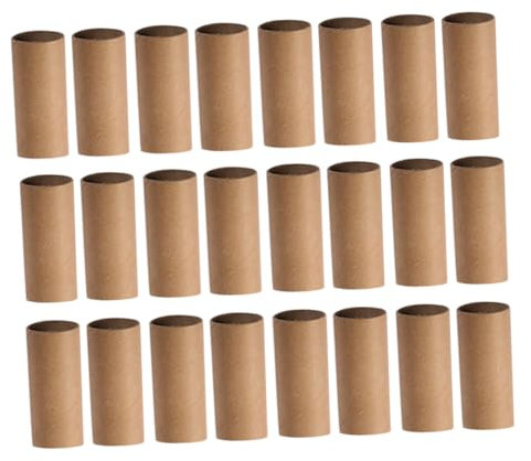 HOODANCOS 30stücke Pappröhren Zum Basteln Pappröhrchen Aus Papierröhren Bastelpapierröhre Für DIY-Kunst Kinderzeichnen Und Heimwerken