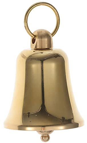 PRETYZOOM Vintage Glocke aus Messing, Goldfarben, zum Basteln
