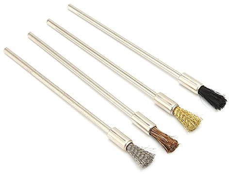 Stainless Steel Wire, Miniature Wire Brush Dirt Narrow Areas Mini Brush for Cleaning Set Abrasive Brushes Wide Application Remove