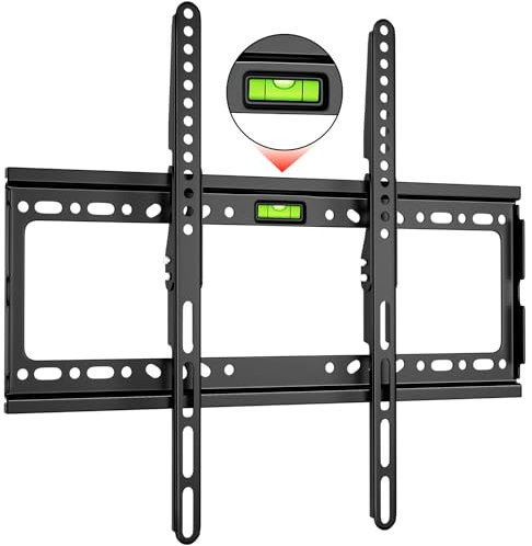 TV Wandhalterung,Schwenkbar Neigbar TV Halterung für 26-63 Zoll Flach/Curved Fernseher/Monitor Ultraslim Universal Wandhalterung TV Halterung,Max VESA 400 x 400 mm, 50 kg Kapazität