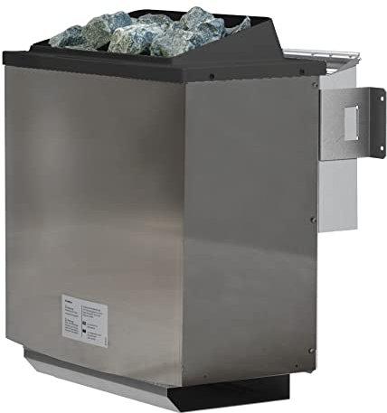 Karibu elektrisch Bio Saunaofen 4,5 KW für externe Steuerung, ohne Saunasteine, ohne Steuergerät