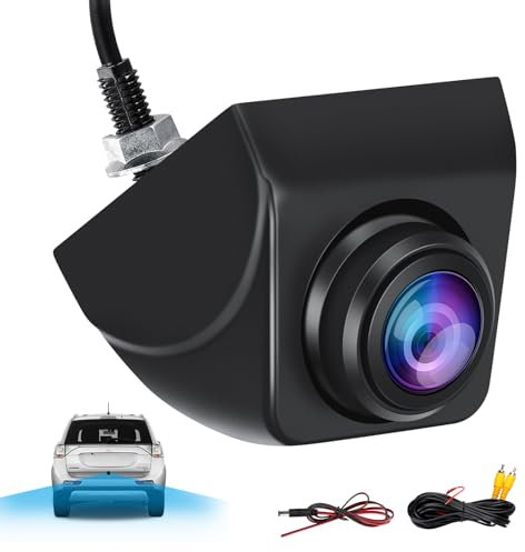 AHD 1080P Rückfahrkamera Auto, Rückfahrkamera Auto 360°, Drehbar Rückfahrkameras, RückfahrkameraWeitwinkel Rückfahrkamera Auto, Wohnmobil IP68 Wasserdicht HD Nachtsicht, Für SUV, Wohnmobil, Van