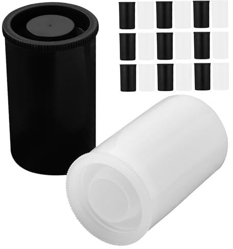 Hemobllo Contenitori per Pellicola 35mm da 20 Pezzi in Pe Chiusura Ermetica e Anti-perdita per Fotografia Outdoor e Viaggio