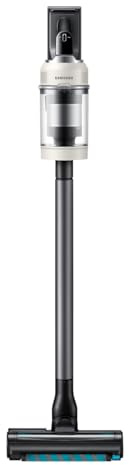 Samsung Wiederaufladbarer Elektrobesen VS80F28DES/WA Bespoke Jet AI Lite komplett extra, kabelloser Staubsauger, Clean Station, Leistung 280 W, bis zu 120 Minuten Laufzeit, Beige