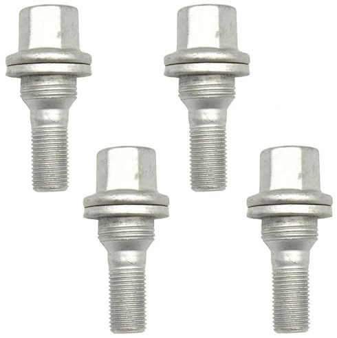 BASPHHH écrou Jante Compatible avec Peugeot pour 1007 2005-2009 Écrous de Roue Boulons Vis M12x1,25 9817024580 540567