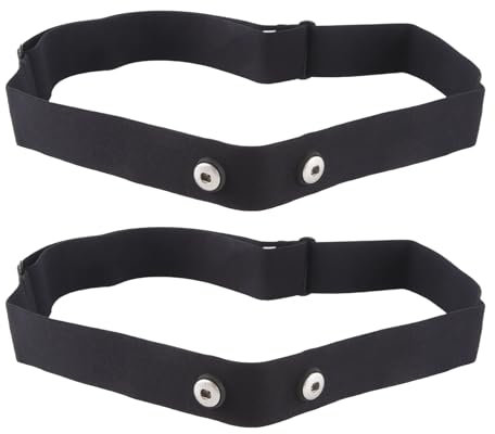 Sttejlbho Fascia Toracica per Fascia Toracica da 2 Pezzi per Geonaute Cintura Toracica con Sensore di Frequenza Cardiaca