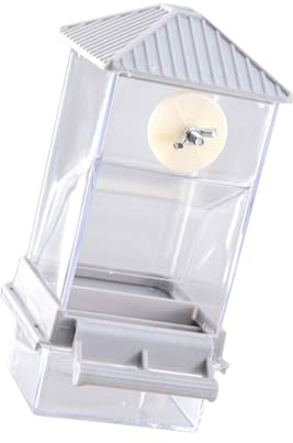 Distributeur automatique de nourriture pour perroquets avec grand espace de rangement et entretien facile