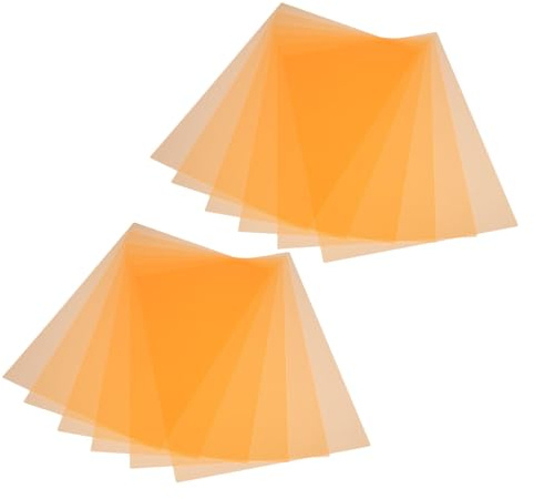 DIYEAH 12pcs Changing Filter Pvc Gel Light Filter Sheets for Photography Light Diffuser Gels for Parties and Studio Use