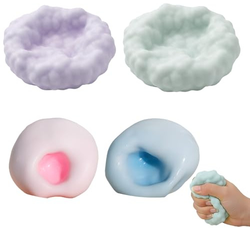 Stressball Erwachsene,Stress Relief Sand Glutinous Balls,4PCS Squeeze Toy