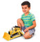 Driven Großer Bulldozer 38 cm mit Schaufellader – Mit Tönen, Geräuschen Baustelle LKW Spielzeug für Kinder Spielzeug ab 3 Jahren