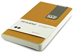 Zequenz Galaxy 360 Notizbuch B6 Slim 10x17,8 cm Gold Blank