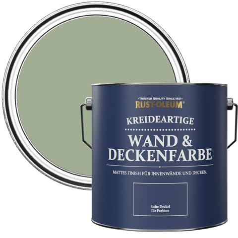 Rust-Oleum Wand- und Deckenfarbe in Kreide Finish -Khaki Grün 2.5L