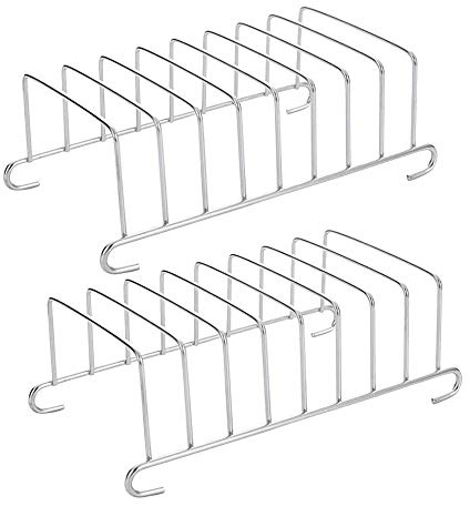 Erpmlyo 2 Pcs Toast Bread Rack Holder 8 Slice Holes Tool Cooling Grid Bread Rack Rectangle Air Fryer Accessories Organizer
