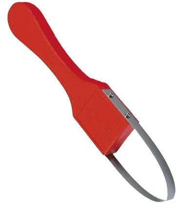 Sarchiatore Manuale con Anello in Ferro, Sarchiatore Manuale Versatile con Manico in Plastica Resistente Ai Raggi UV, Piccolo per Il Giardinaggio (Rosso)