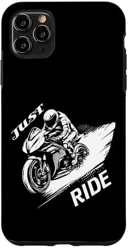 Carcasa para iPhone 11 Pro Max Motocicleta camiseta motero sudadera con capucha moto motorista funda para teléfono móvil